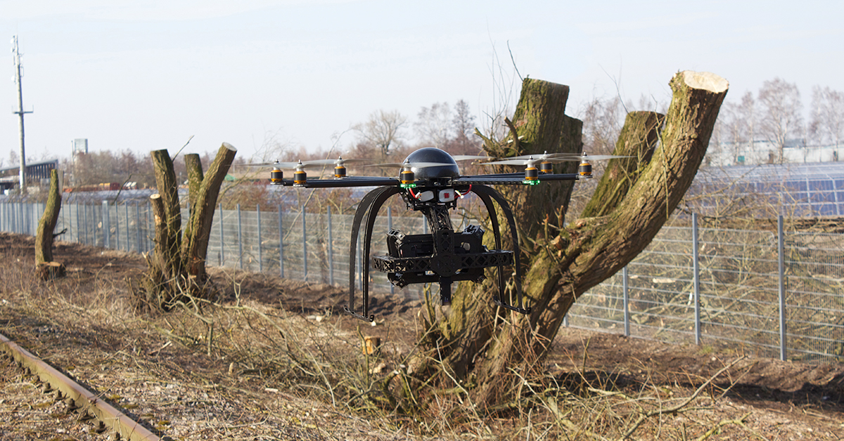 Drone com câmera termográfica